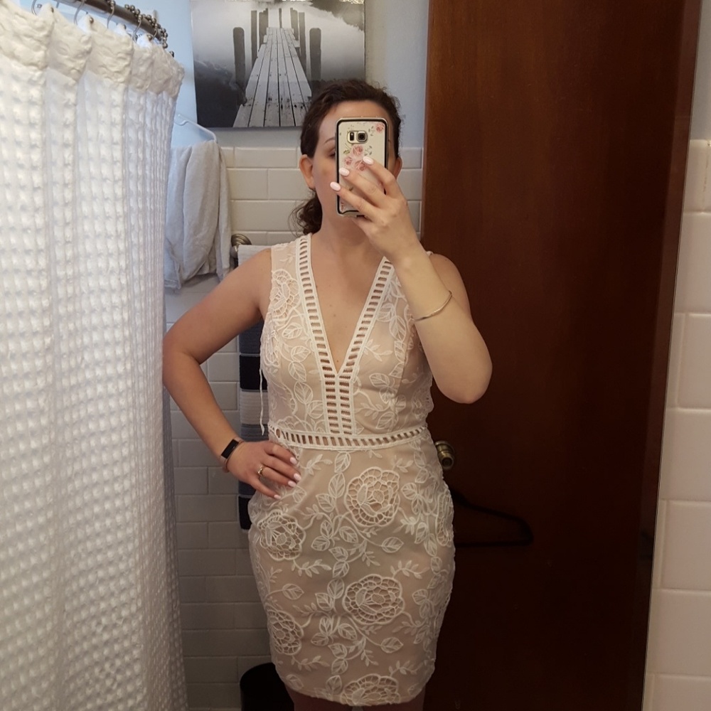 A beautiful lace dress